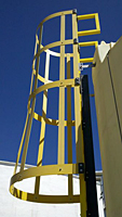 FRP Ladder with Cage
